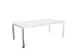 In hoogte verstelbaar bureau,HxBxD 720-840x2000x1000mm,Bl-wit