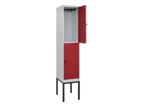 dubbeldekse locker,HxBxD 2120x400x500mm,1x2vak.,vak B 400mm