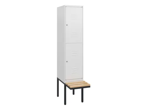 Dubbeldekse dekenkist,HxBxD 1950x400x815mm,1x2vak.,vak B 400mm