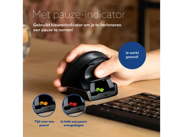 Ergonomische muis R-Go Twister Ambidexter Links/Rechts bluetooth