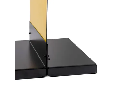 Reclamepaneel Panel Base Staal 40x40 cm Zwart