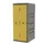 Kunststof locker,HxBxD 910x385x470mm,1vakken,draaigrendel,romp grijs