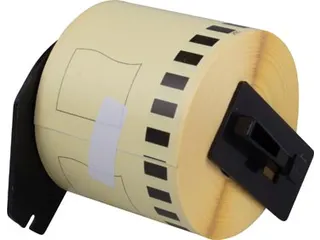 Compatible tape Brother QL 62mm witte tape verwijder - 2