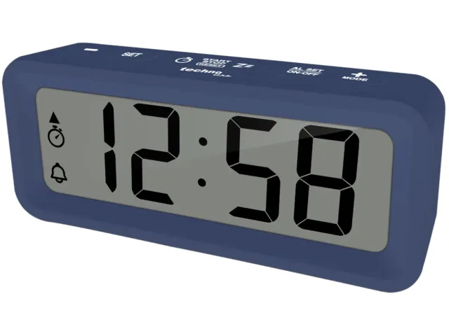 Wekker Technoline WT 175 88x37x21 mm blauw