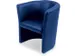 Fauteuil 1 place cuir véritable noir