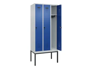 locker,HxBxD 2120x900x500mm,3vak,vak B 300mm,draaigrendel - 1