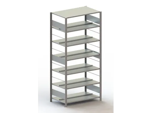 dossierstelling,grondveld,HxBxD 2200x1056x636mm,vaklast 80kg