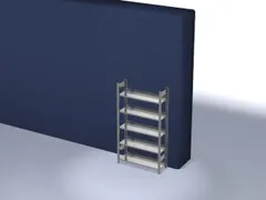 dossierstelling,grondveld,HxBxD 1750x1060x335mm,vaklast 60kg