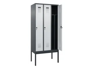locker voor scheiding van kleding,HxBxD 2120x900x500mm,3vak - 1