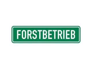 aanwijzingsbord,Bosbouw,folie,groen/wit,zelfklevend,HxB 125x500mm - 1