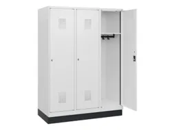 schoollocker,HxBxD 1630x1200x500mm,3vak,vak B 400mm,cil.-slot,sokkel