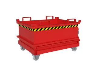 mini-bodemklepcontainer,HxLxB 625x800x1000mm,0,24m³,inrijbeugel,staal - 5