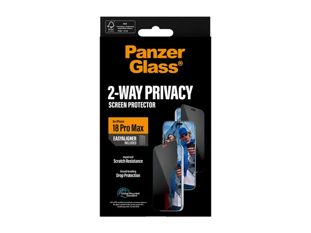 PanzerGlass 2-Way Privacy Screen Protector iPhone 2026 Pro Max | Ul