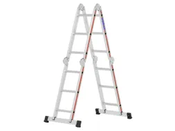 multifunctionele vouwladder,4x3,sporten,balk L 3,47m,aluminium