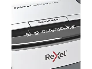Papiervernietiger Rexel Optimum Auto+ 45X snippers 4x28mm - 10