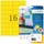 HERMA 4551 Verwijderbare etiketten A4 105x37mm Geel 320 stuks