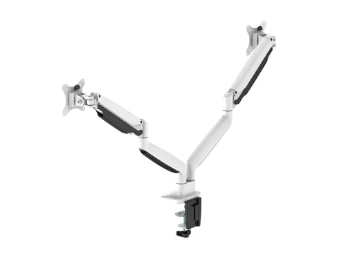 Newstar Monitorarm 2 Schermen 32 Inch Gasveer Wit