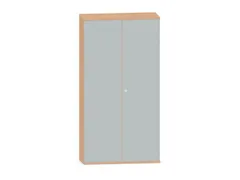 Kantoorkast 1920x1000x430mm Decor Romp Beuken Decor Front Lichtgrijs