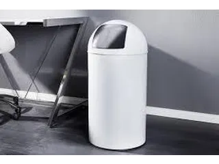 Afvalbak Pushcan 40 Liter Wit - 3