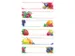 huishoudetiket Z-design Home pakje a 3 vel fruit