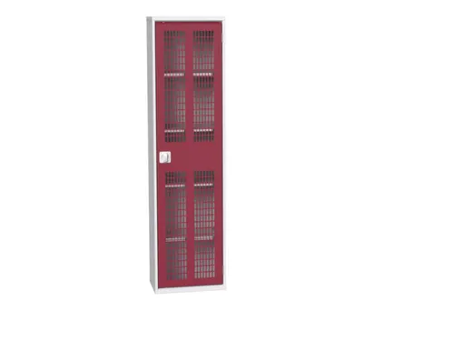 universele kast,HxBxD 2000x525x350mm,4xStalen bodem,draaigrendelslot