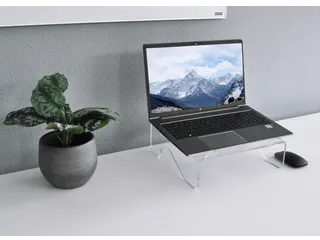 Acryl Laptopstandaard Transparant voor Laptops tot 17 Inch - 17