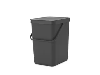 Afvalemmer Sort & Go 25 Liter Grijs - 1
