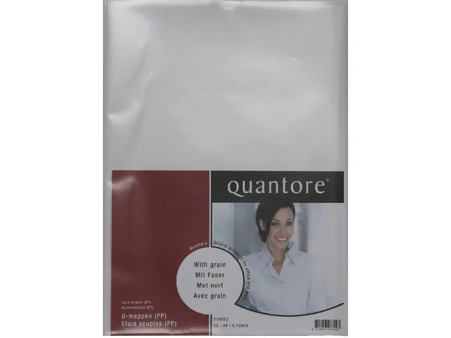 Insteekmap U-model Quantore A4 PP 0.12mm 25 stuks