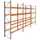 palletstelling,basis+2xaanbouw,HxBxD 4620x8500x1100mm,vakl. 3000kg