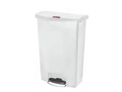 Pedaalemmer Slim Jim Step On Front Kunststof 90 Liter Wit