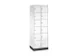 armoire multicases,HxlxP 1950x620x500mm,2x6compartiments,serr.cyl.
