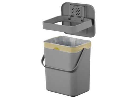 Puro II Food Waste Caddy Afvalbak 5 Liter Grijs