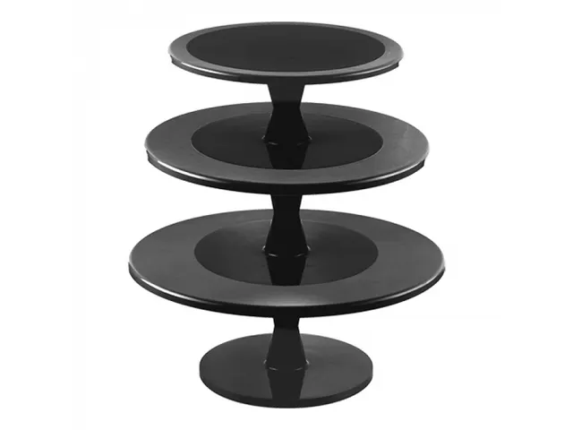 Silikomart Taartstandaard HULA UP 3 etages Ø24/30/35cm kunststof Zwar