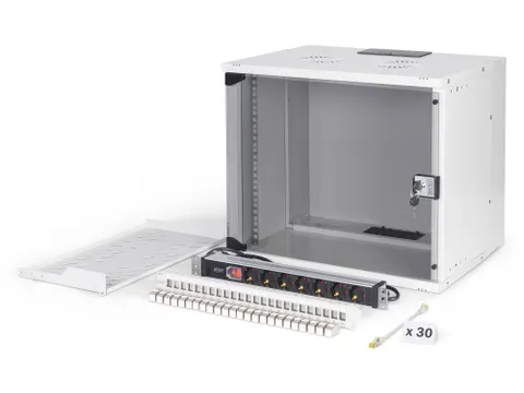 Digitus DN-49204-SET rack 9U Serverkast Wandrek Grijs