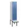 Dubbeldekse dekenkist,HxBxD 1950x400x815mm,1x2vak.,vak B 400mm