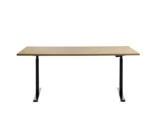 Elektrisch ihv bureau,HxBxD 700-1200x1800x800mm,blad esdoorn - 1