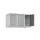 opzetkast,v. locker,3vak.,vak B 300mm,HxBxD 500x900x500mm,cilinderslot