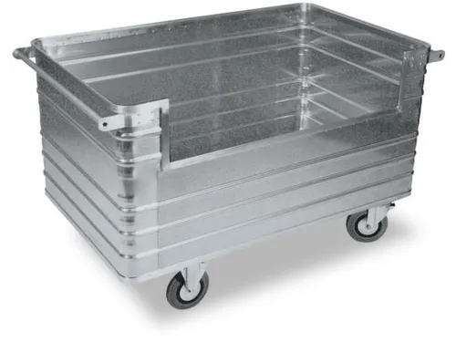 Bakwagen Aluminium 400kg 1680x930x970mm 945l Greep Opening