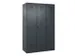 locker voor scheiding van kleding,HxBxD 1850x1200x500mm,3vak
