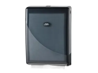 Euro Pearl 431152 BLACK vouwhanddoekdispenser C-vouw en multi-folded - 1