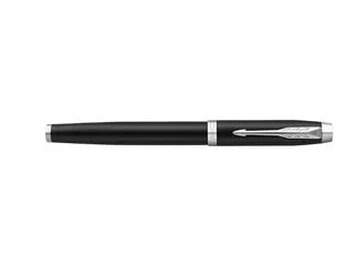 Parker IM Vulpen Matt Black CT Finish Medium Blauwe inkt - 1