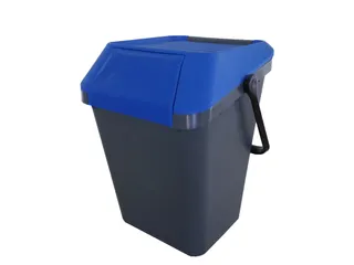 Easymax Afvalbak 45 Liter Grijs Blauw - 1