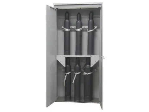 inhanglegbord,v. gasflessenkast,v. kast BxD 1050x400mm,staal,RAL7035