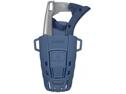 Veiligheidsmes Martor Secunorm 610 XDR trapezium 18mm met holster zilv
