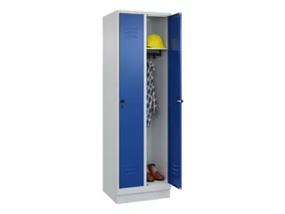 locker,HxBxD 1950x600x500mm,2vak,vak B 300mm,draaigrendel,sokkel - 3