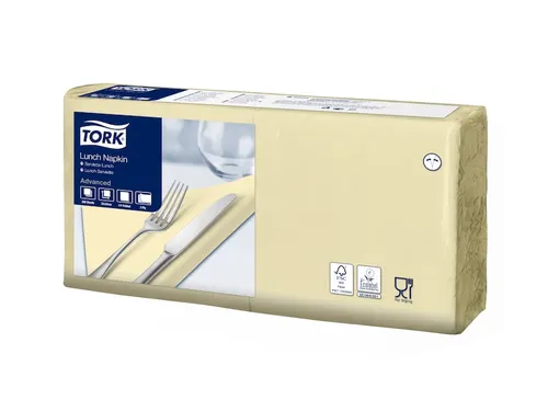Tork 477153 Lunchservet Advanced Champagne 33x33cm