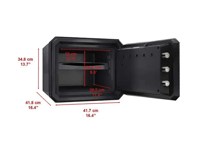 Kluis MasterLock brandvrij en waterdicht electronisch combi-slot L zwa