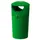 Buitenafvalbak Metro Hooded 100 Liter Groen
