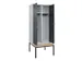 locker met bank,voor scheiding van kleding,HxBxD 2120x800x815mm,2vak