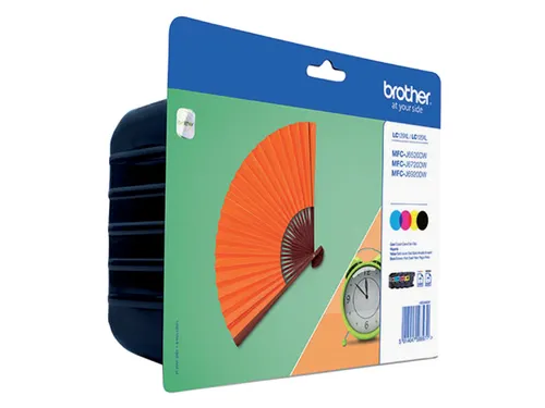 Brother LC-129XLVALBP Inktcartridge Set Zwart + Kleur HC